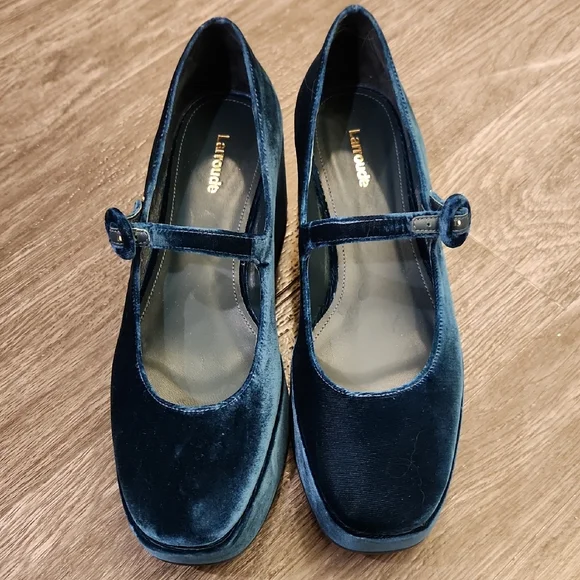 Larroude Blair Flatform Mary Janes Size 8 - Picture 3 of 11